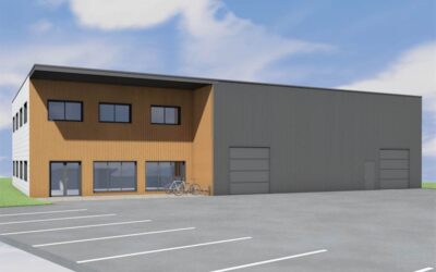 Construction d’un bâtiment de stockage avec bureaux